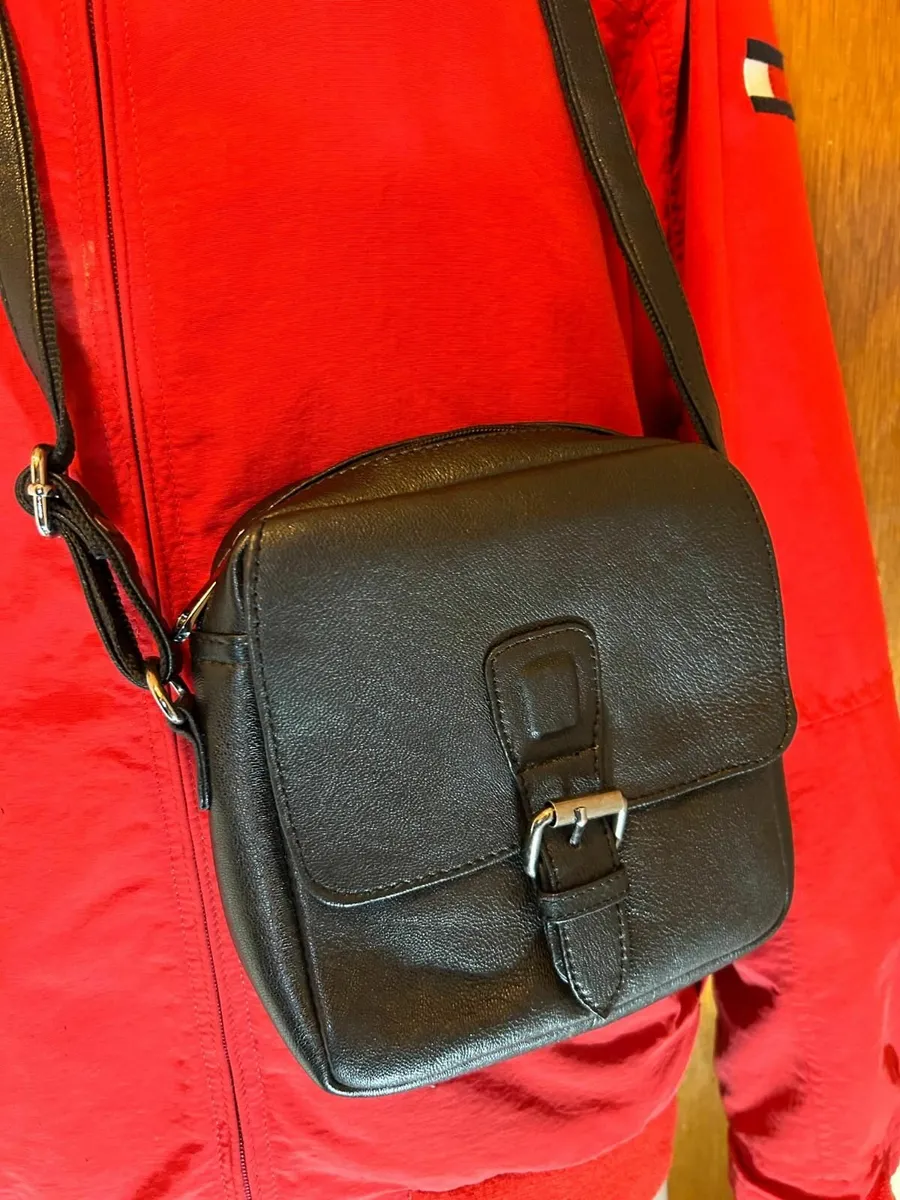 Handmade Genuine Leather Crossbody Sling Bag - Image 3