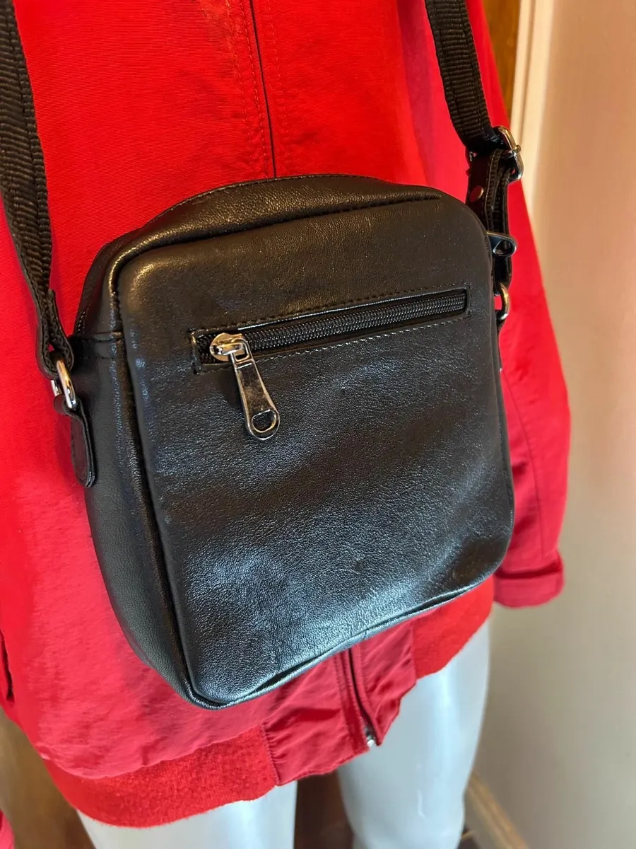 Handmade Genuine Leather Crossbody Sling Bag - Image 4