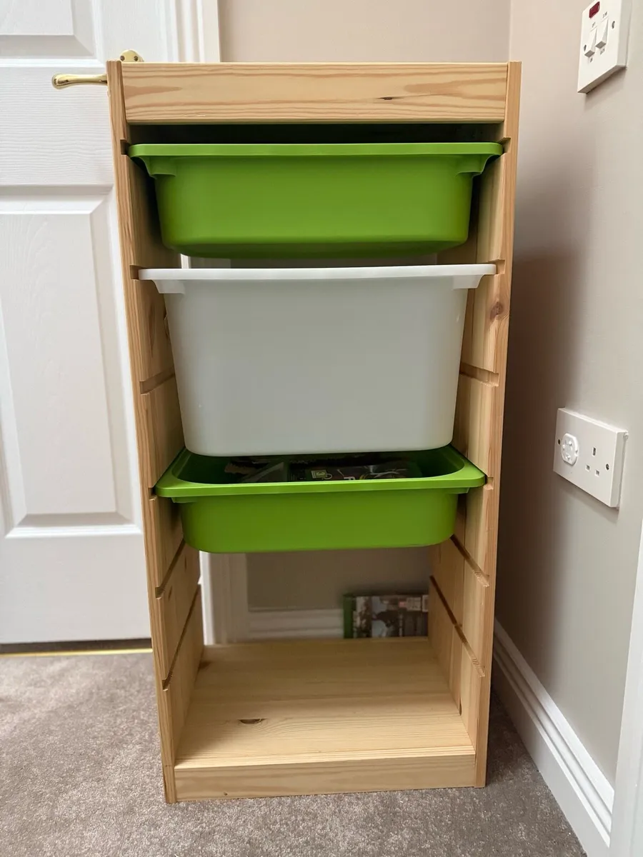 IKEA Trofast and buckets - Image 1