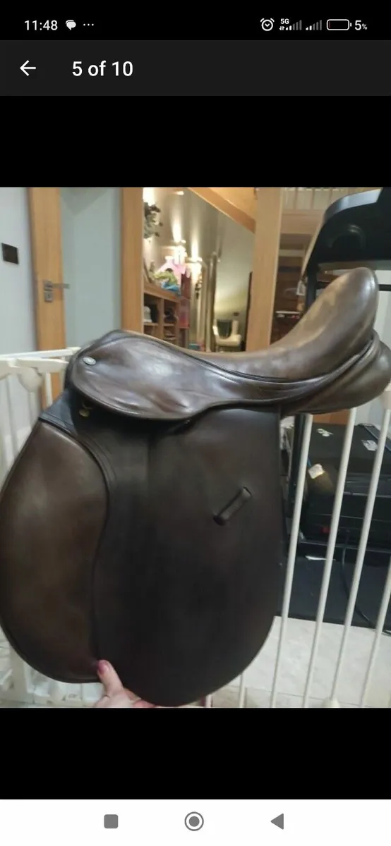 English Saddle 17 inch - Image 3