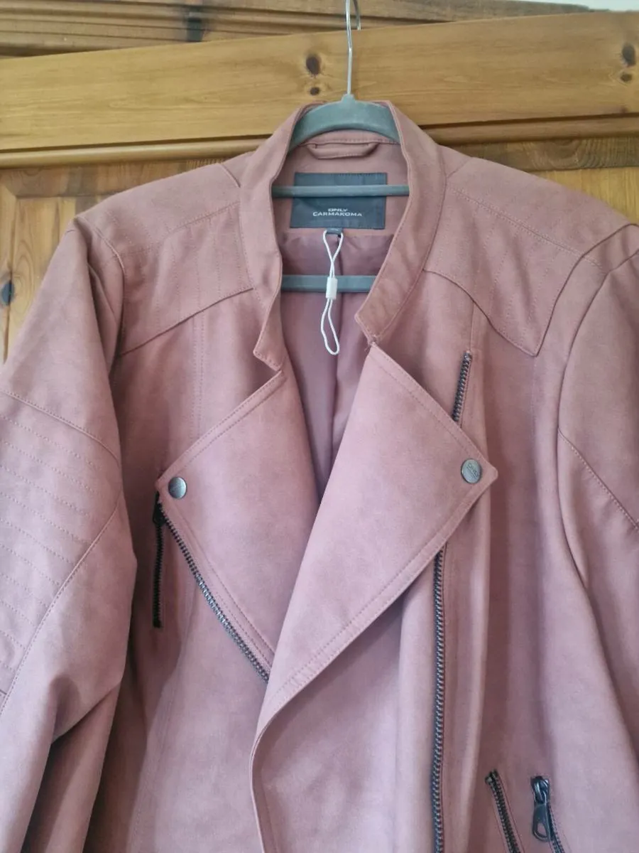 New Only Carmakona suede like jacket sz 26 - Image 1