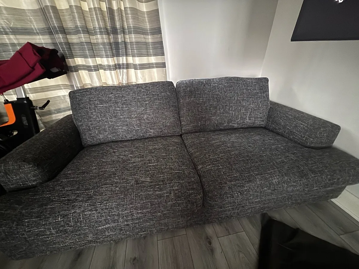 DFS Charcoal Grey 4 seater couch - Image 1
