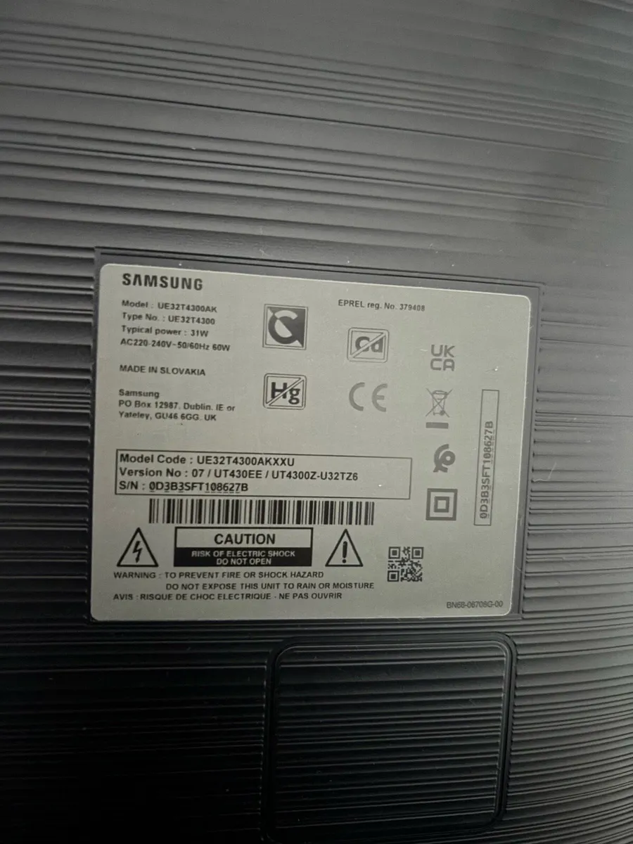 Samsung 32 Inch TV - Image 2