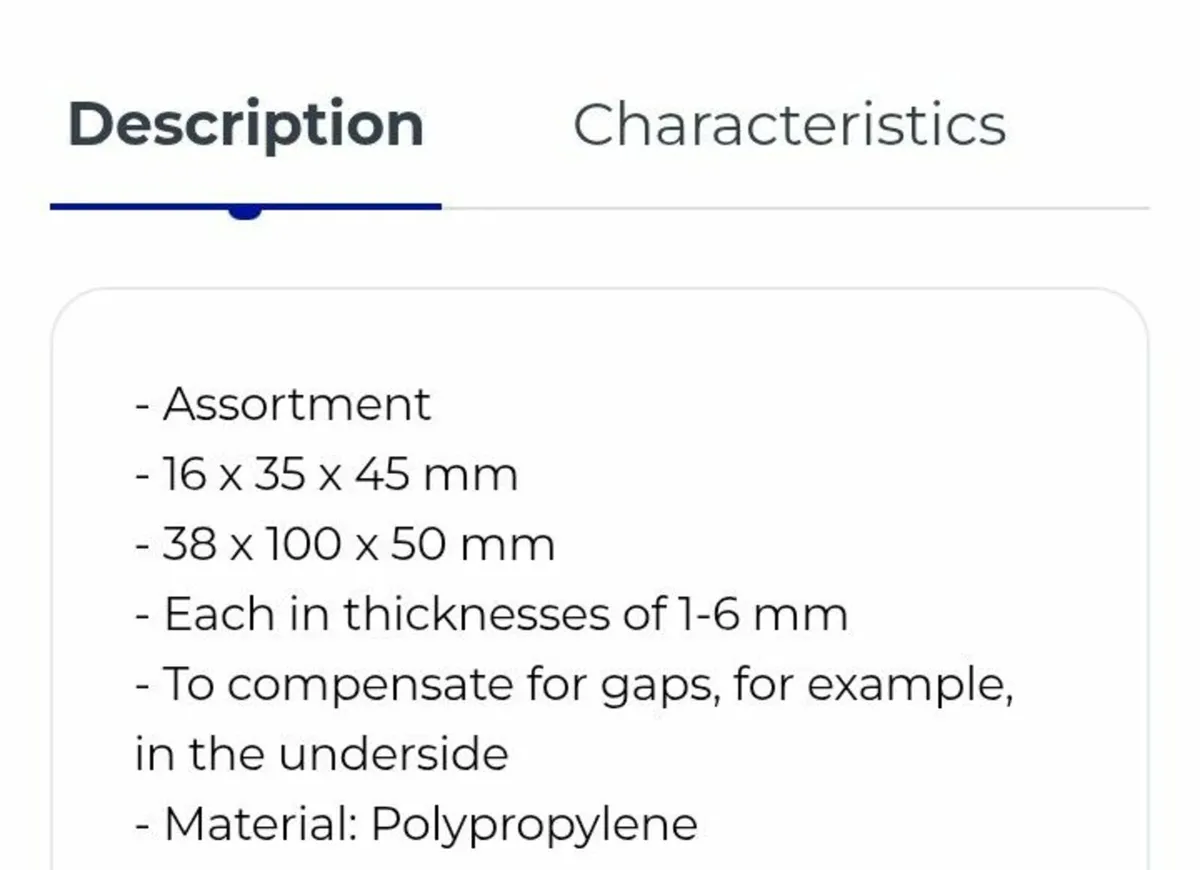 New Different sizes Shims/Packers/Spacers 500pcs - Image 3