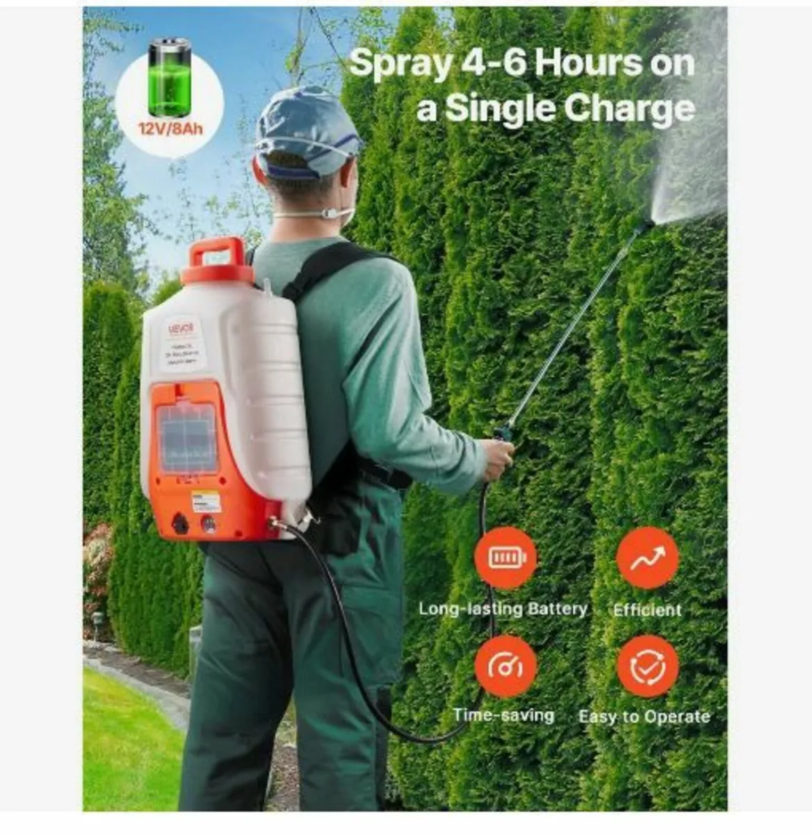 Battery Powered Backpack Sprayer - Image 3