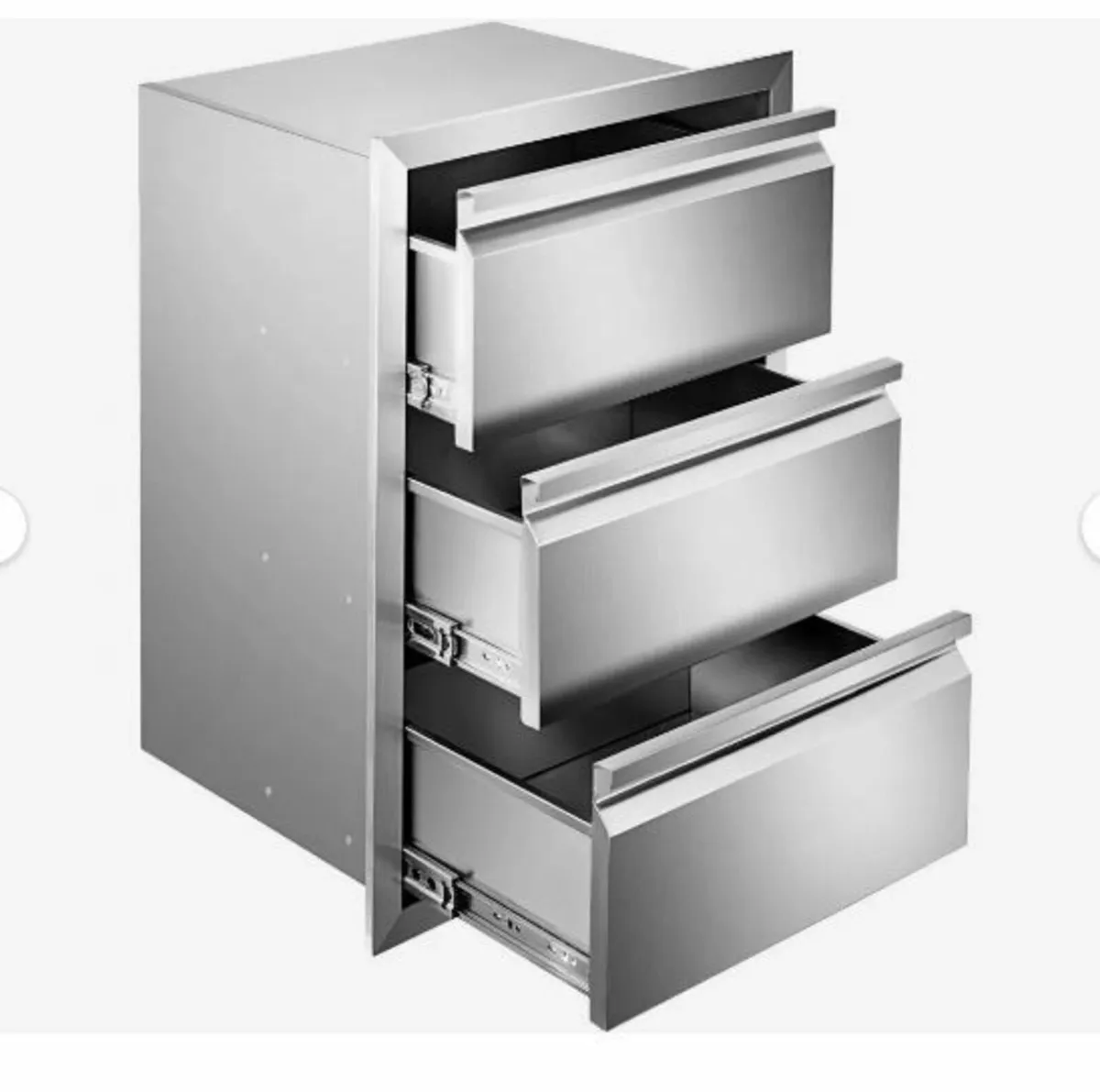 Stainless Steel Triple Access Drawer Outdoor - Image 4