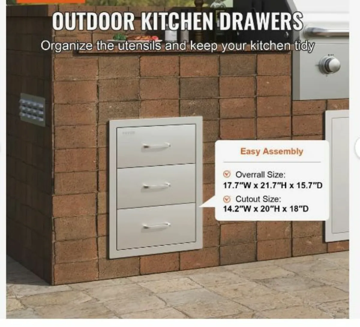 Outdoor Kitchen Drawers - Image 3
