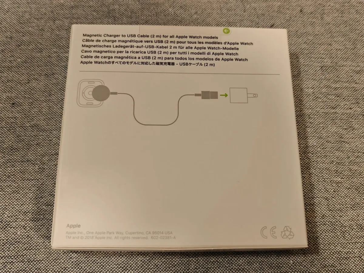 Apple Watch Magnetic Charger to USB Cable (2m) - Image 2