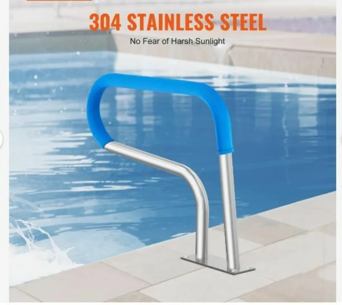 Pool Handrail, 32 x 23 inch Pool Railing - Image 3