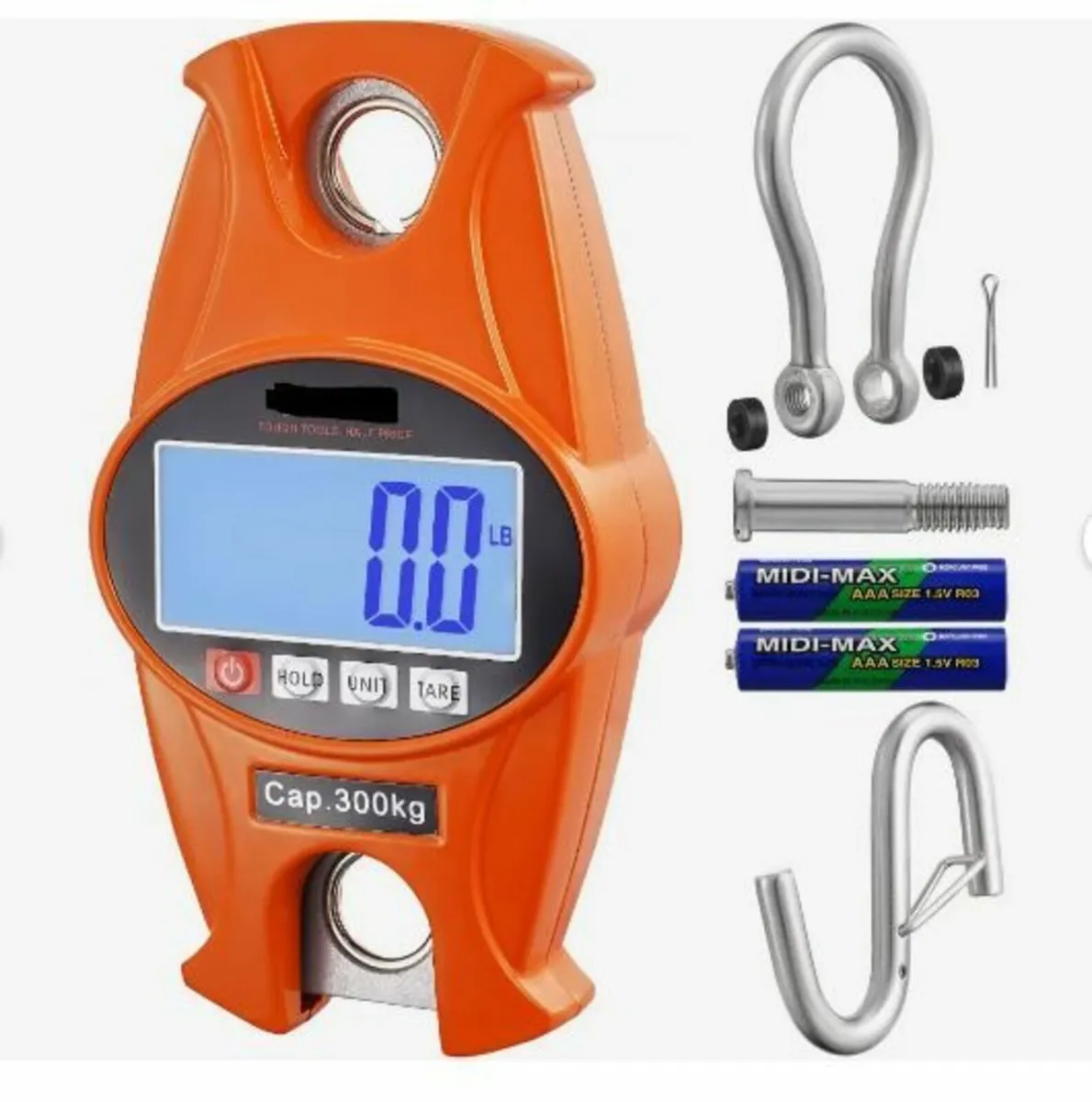 Digital Crane Scale, 660 lbs/300 kg - Image 1