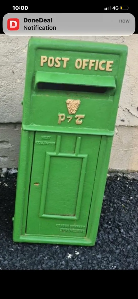 OLD STYLE GREEN POST BOX - Image 2