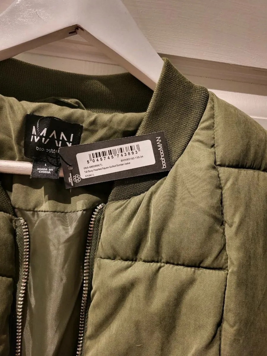 Brand new Quilted Bomber Jacket - Image 2