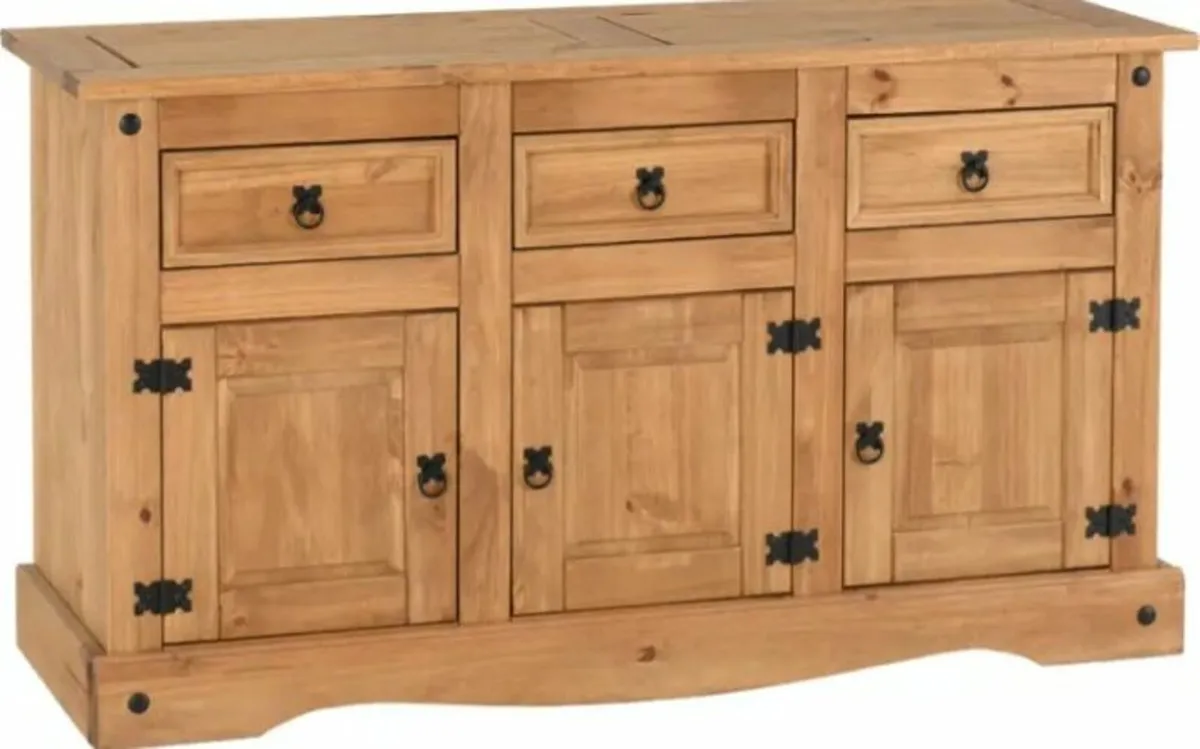 Corona 3 Door 3 Drawer Sideboard - Image 1