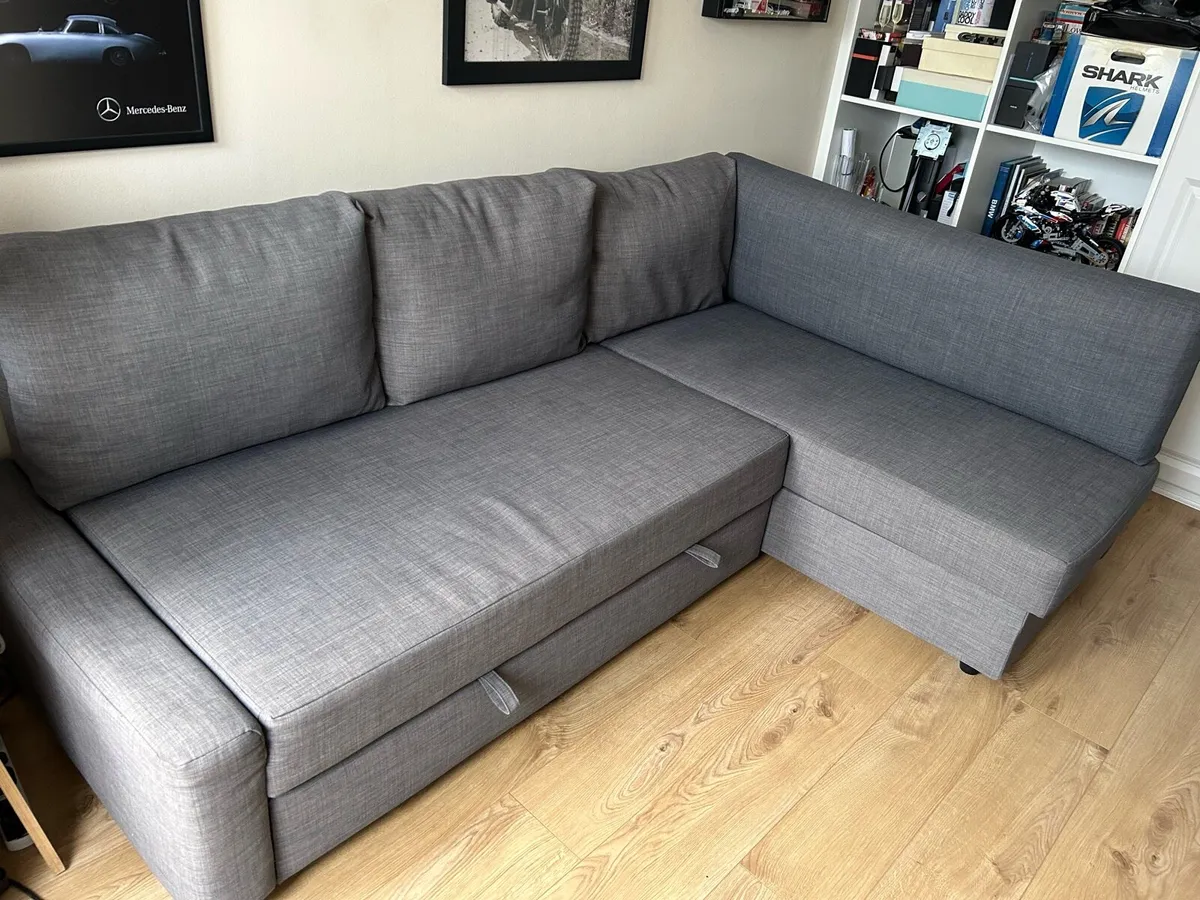 IKEA L Shaped Sofa Bed - Image 1