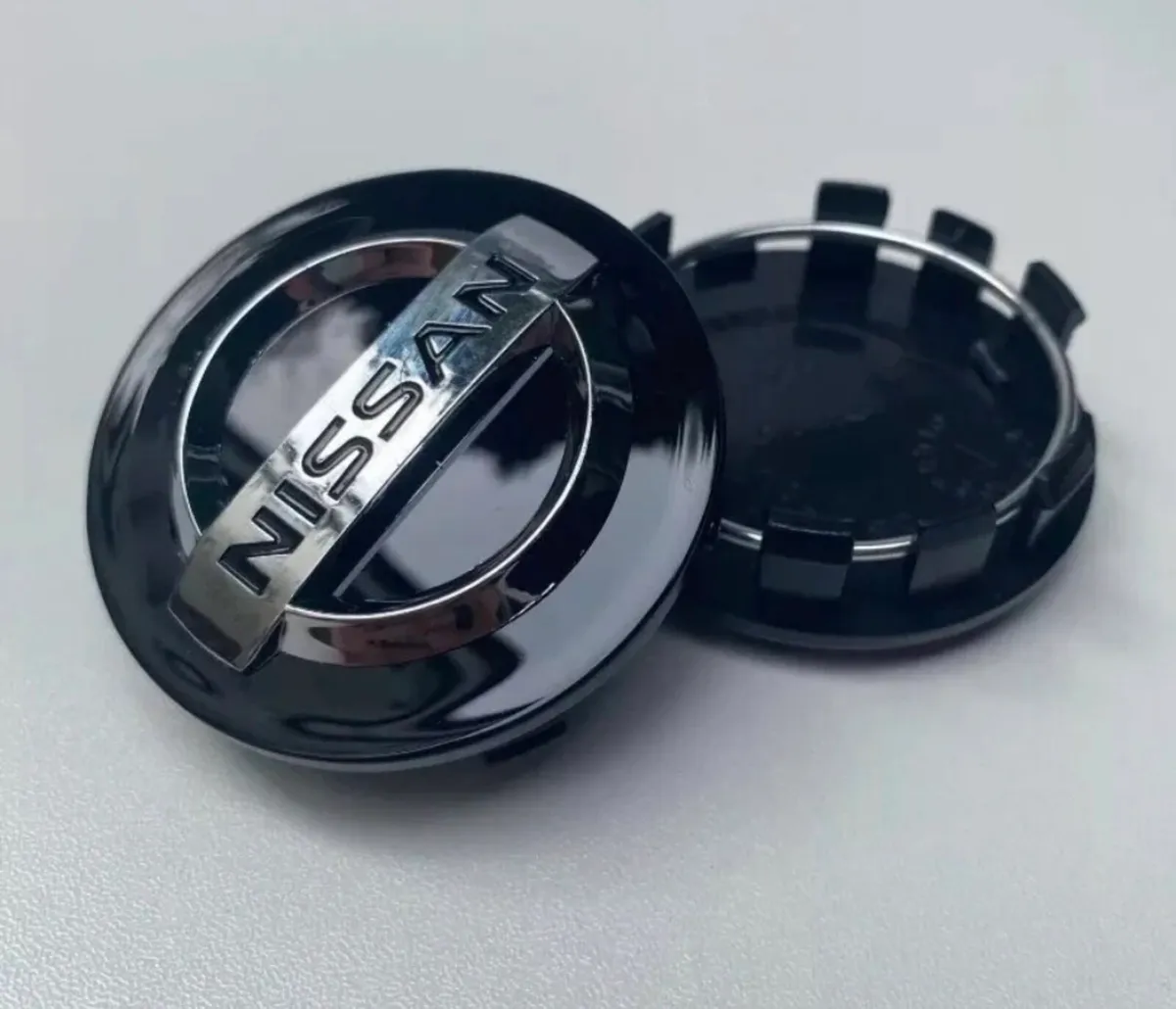 4 x Centre Caps Nissan 54mm NEW Black or Silver - Image 2
