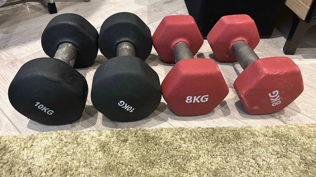 Weights 8kgx2 and 6kgx2 - Image 1