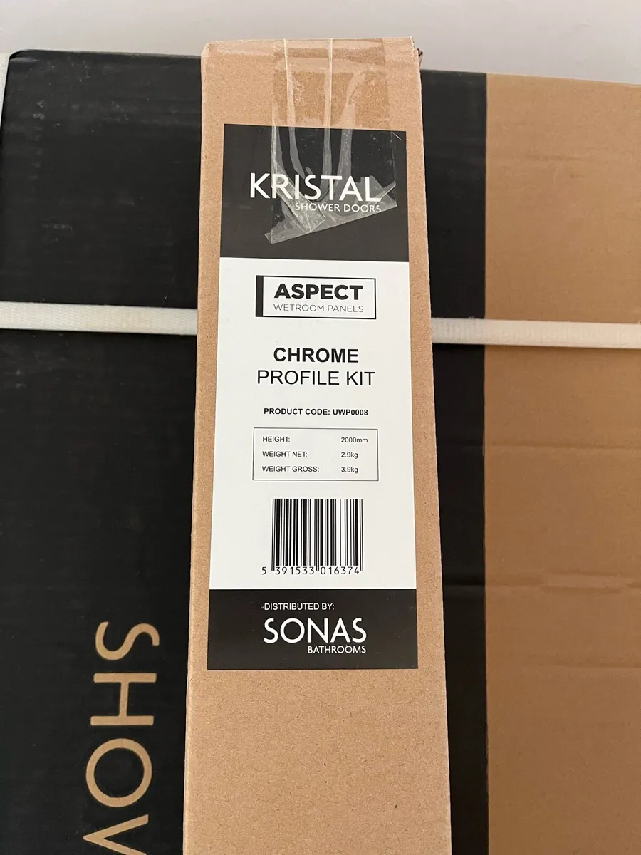 Sonas ASPECT Wetroom panel 500x2000 chrome - Image 2