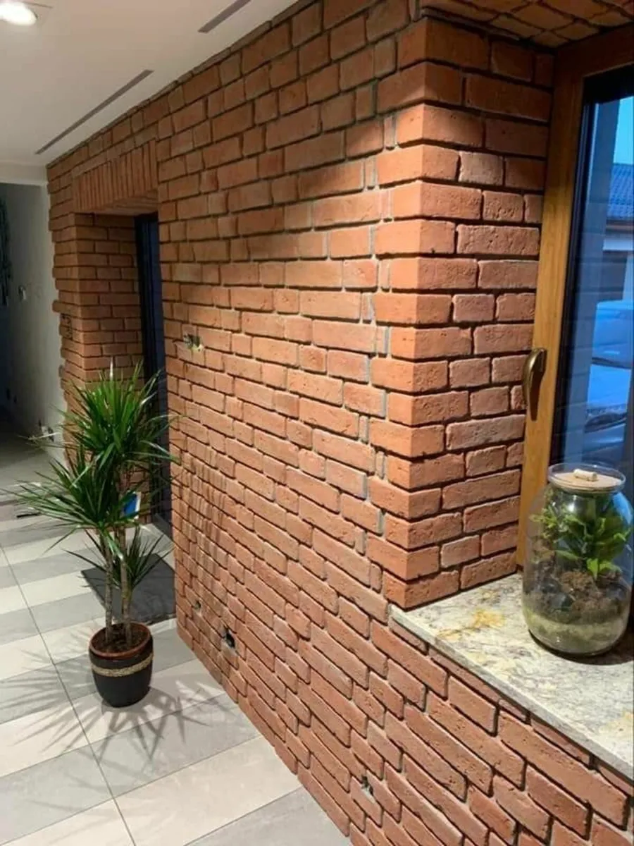 Monsanto Red Brick Tiles With Grey Joint - Image 2