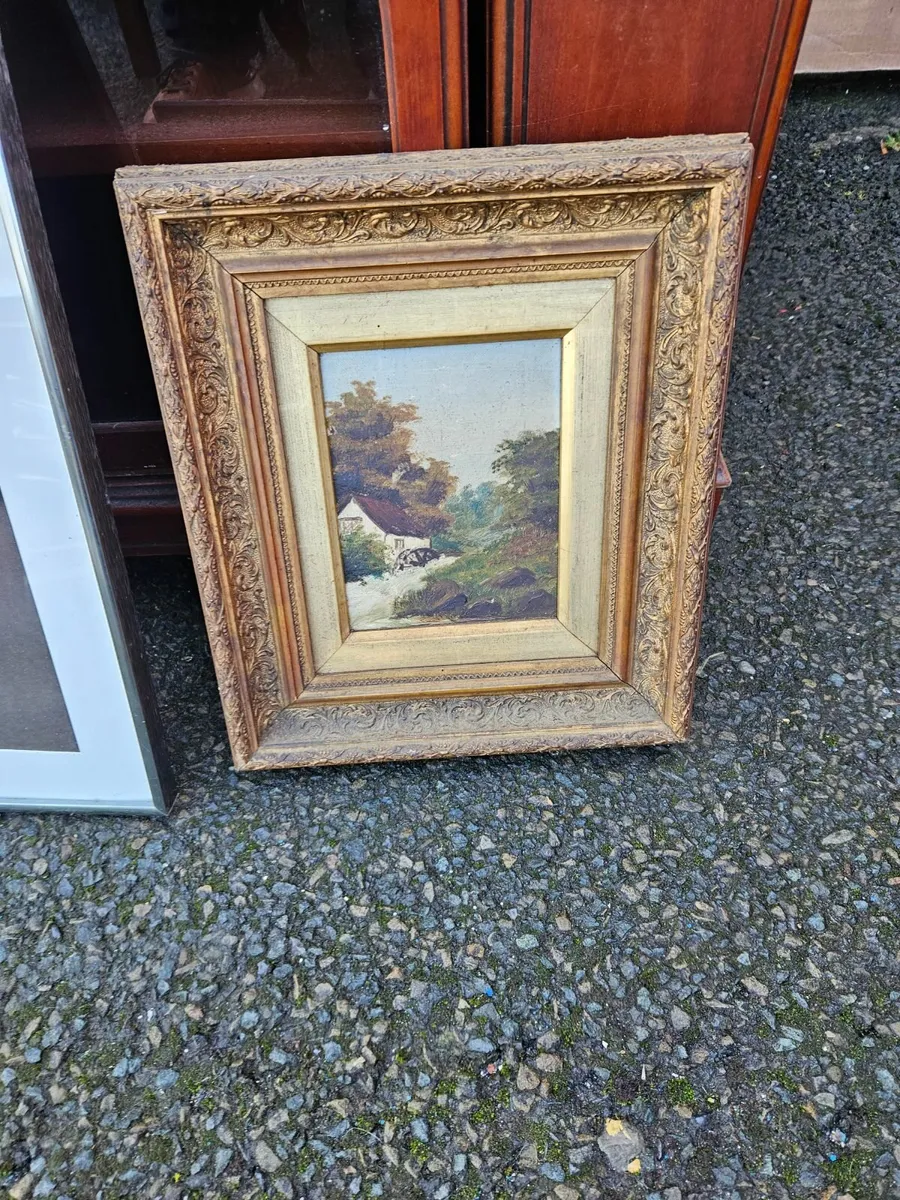 Vintage Oil Painting - Image 1
