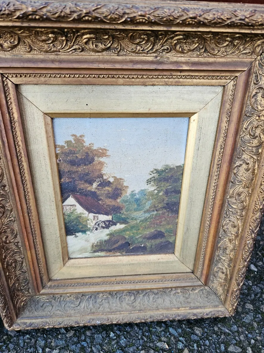 Vintage Oil Painting - Image 2