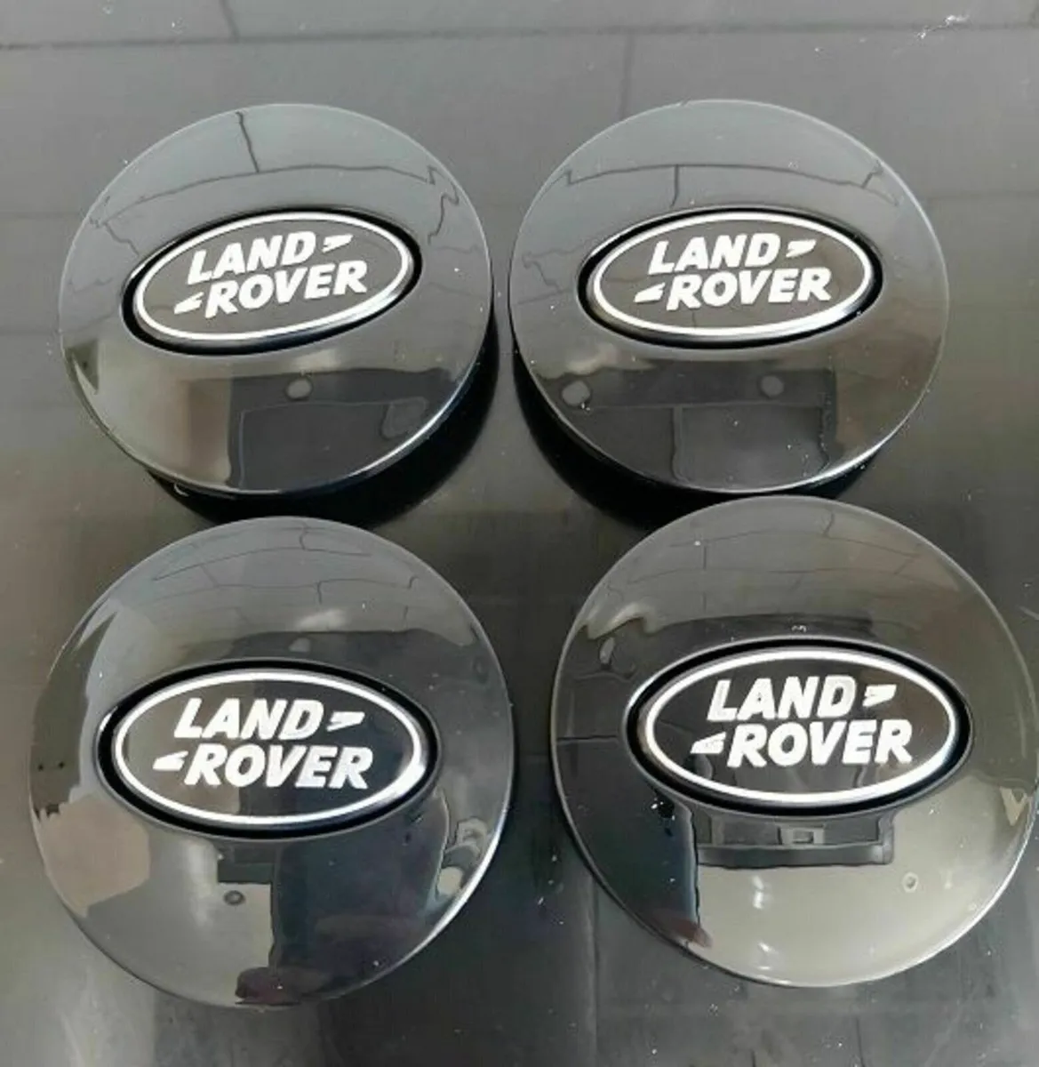 4 x Land Rover 63mm Centre Caps - FREE POST - Image 1