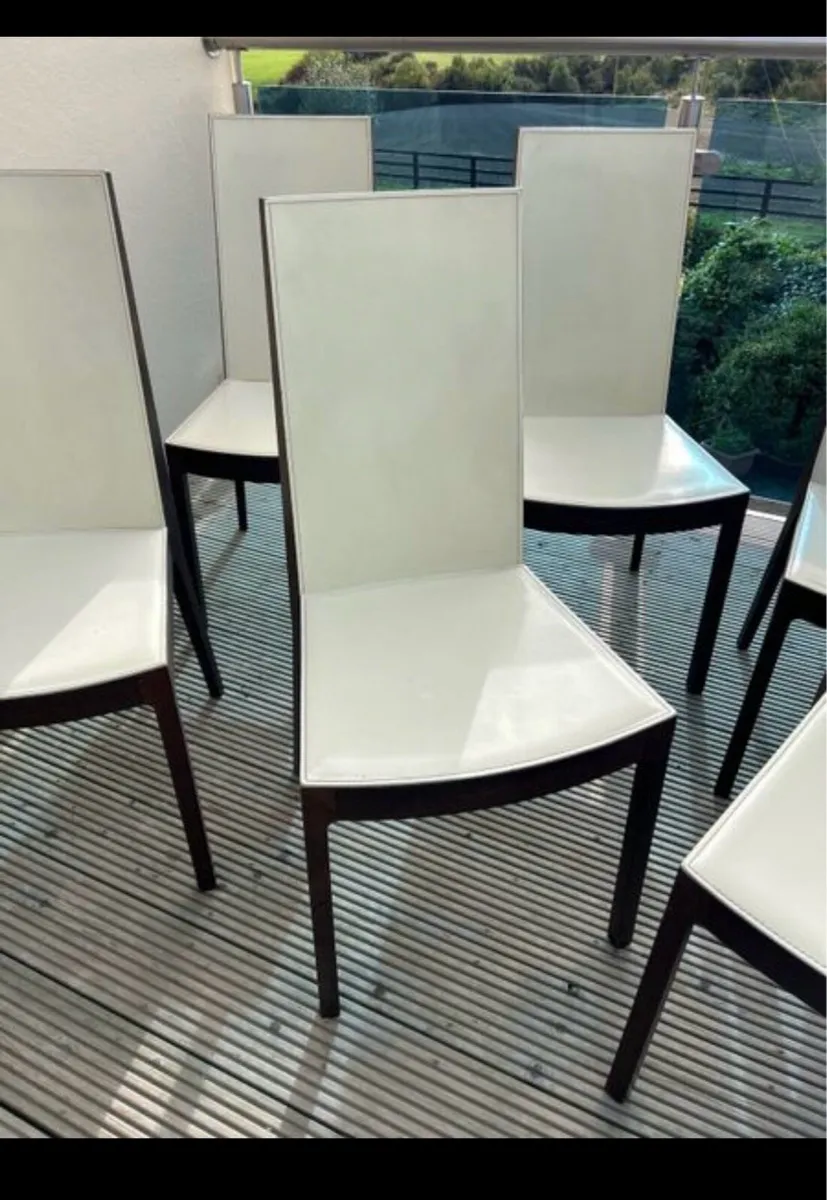 6 Italian dining room chairs - Image 1