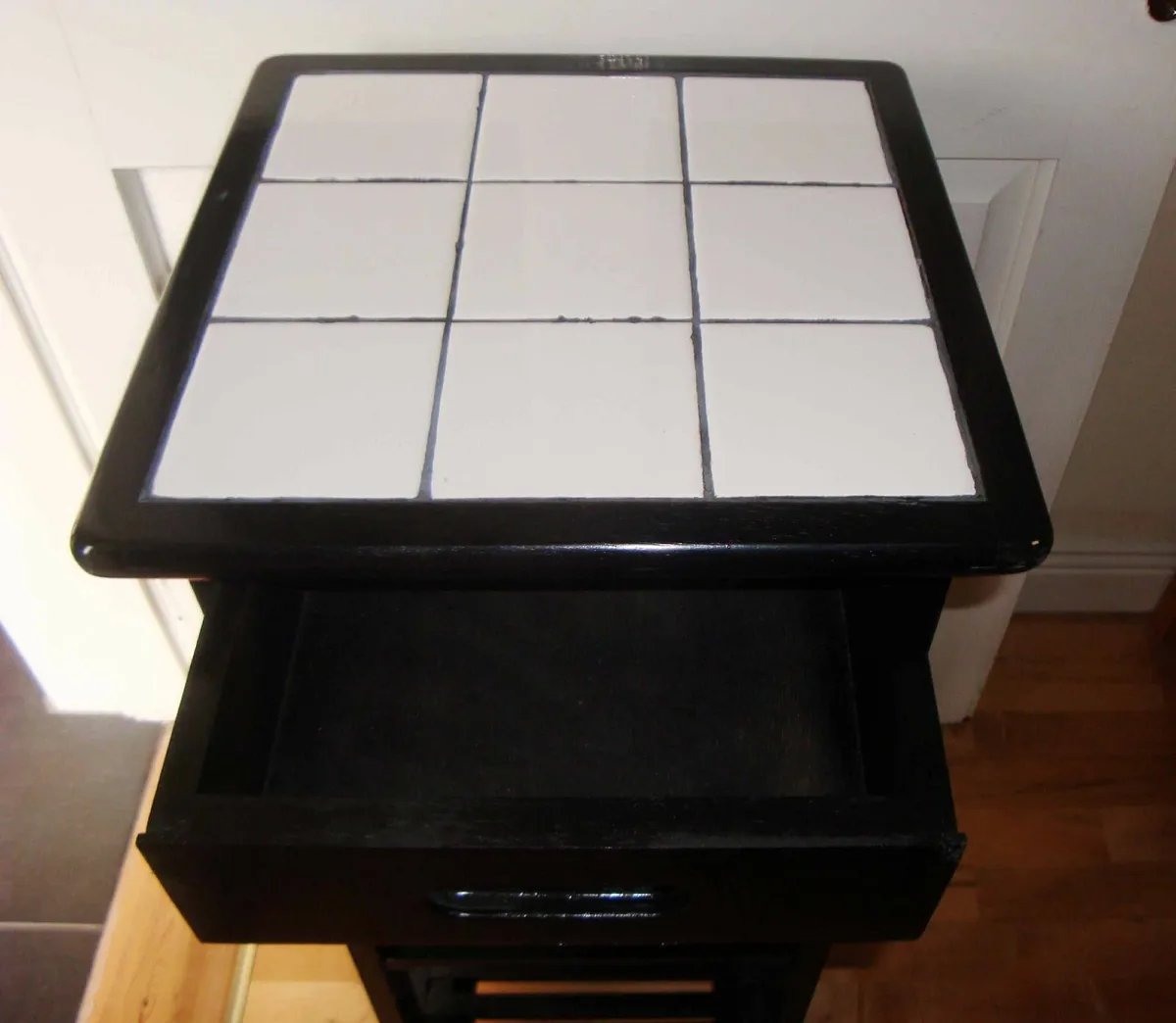 Black kitchen trolley - Image 2