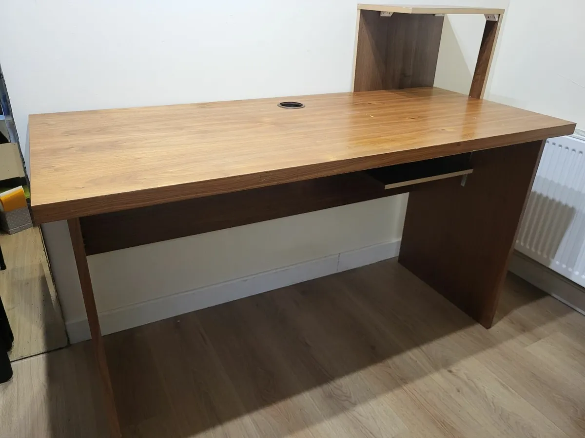 Sturdy Wooden Desk, Large - Image 1