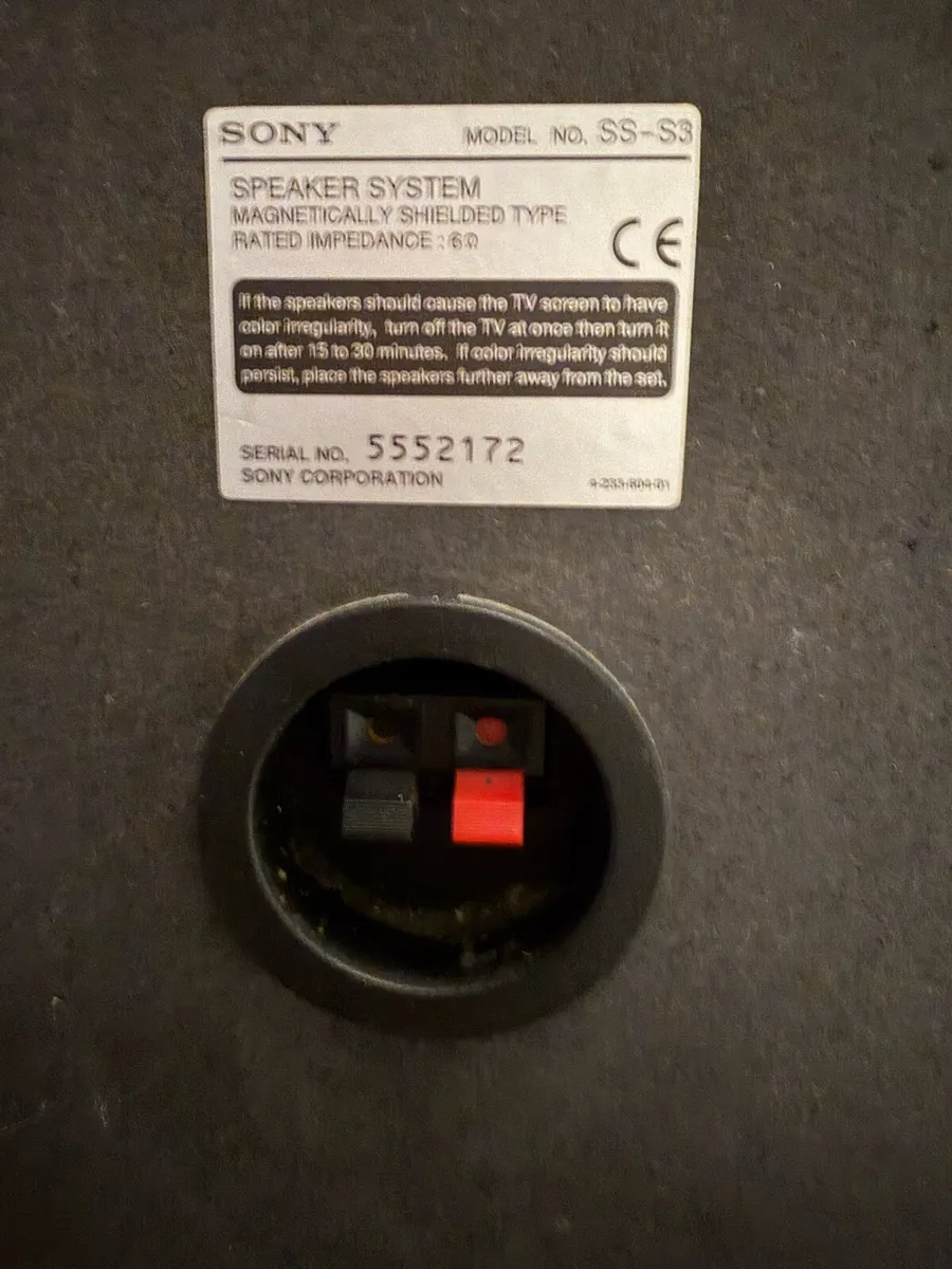 Sony SS-S3 Speakers