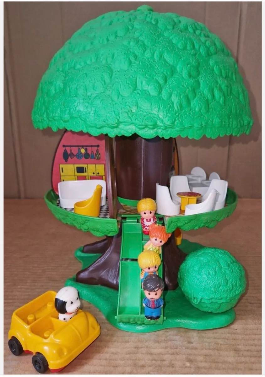 Vintage original 70’s Tree Tots Family Tree House - Image 2