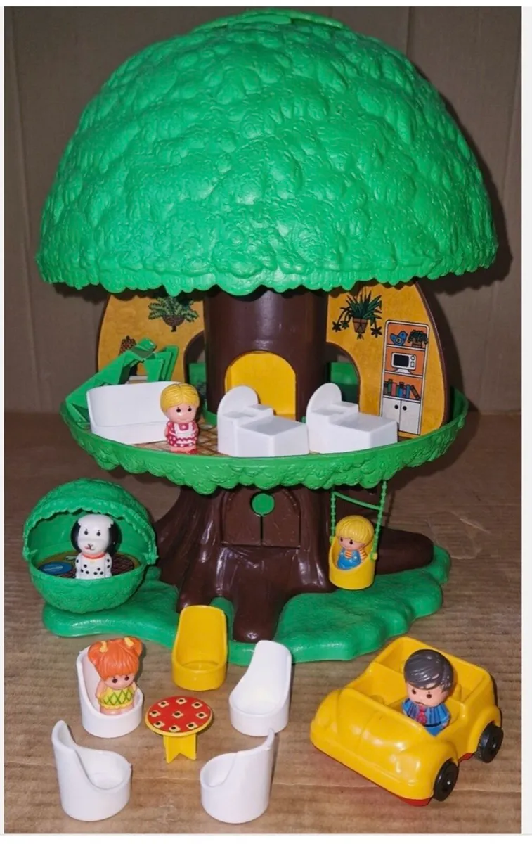 Vintage original 70’s Tree Tots Family Tree House - Image 3