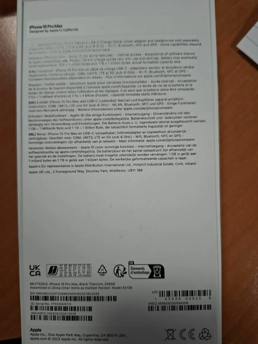 iphone 15 pro max 256gb - Image 1