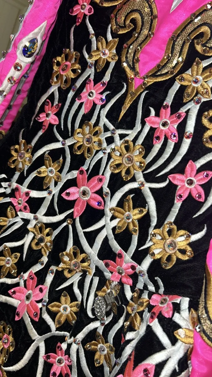 Solo Irish dancing dress and accessories - Image 3