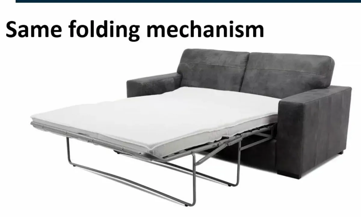 DFS sofa bed and matching storage footstool - Image 3