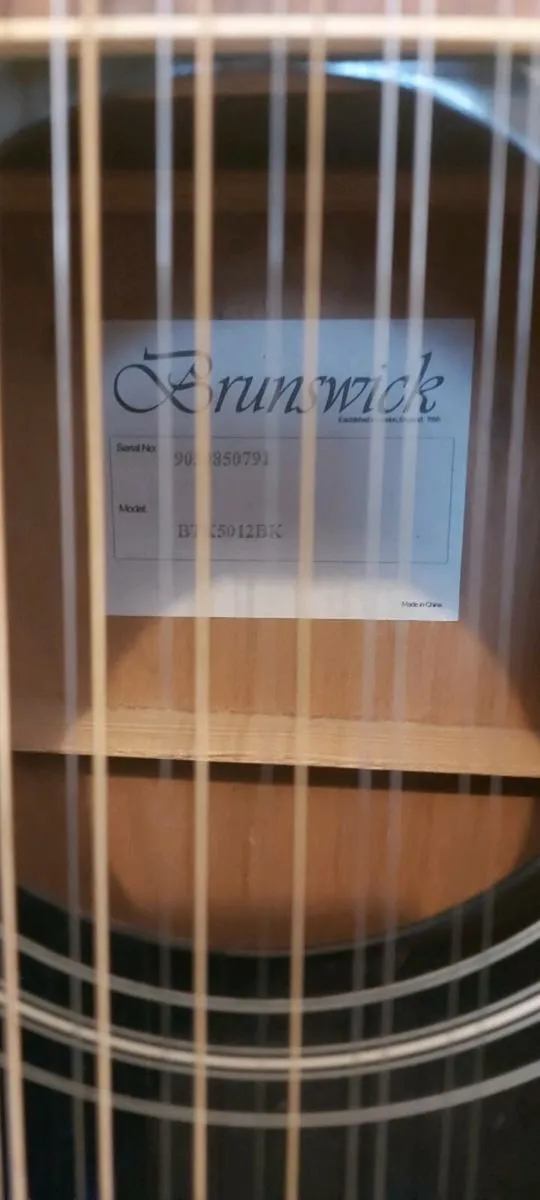 Brunswick 12 string semiacoustic guiatr - Image 4