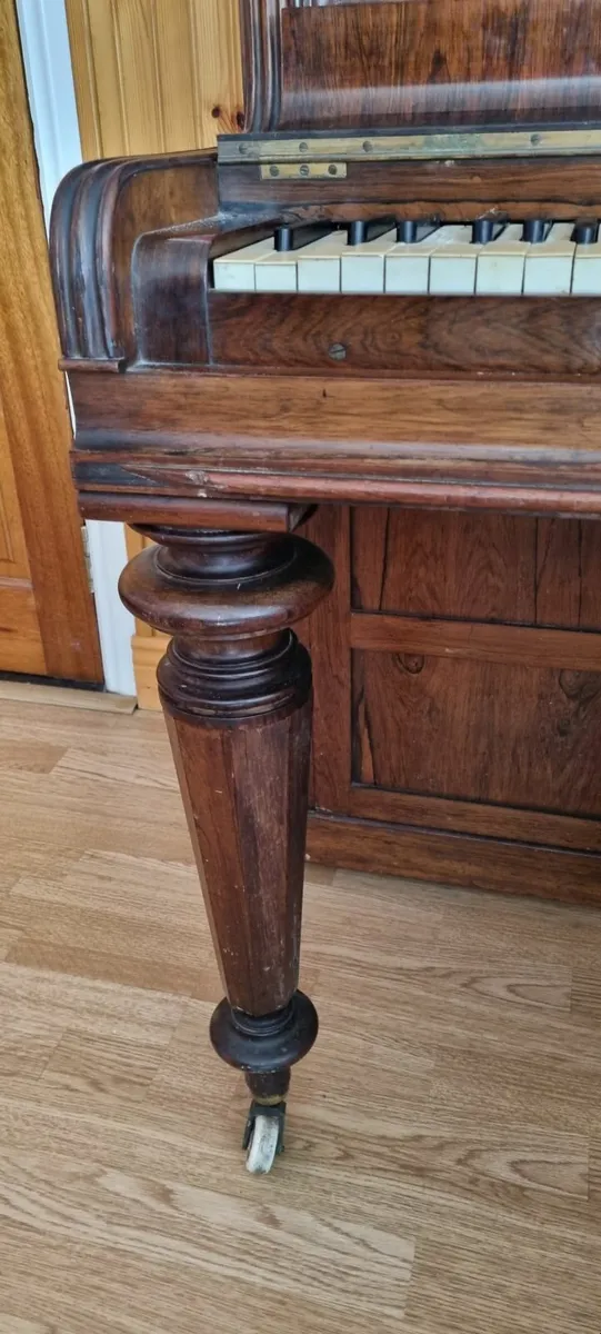 Piano Antique Collard & Collard upright piano Rose - Image 2