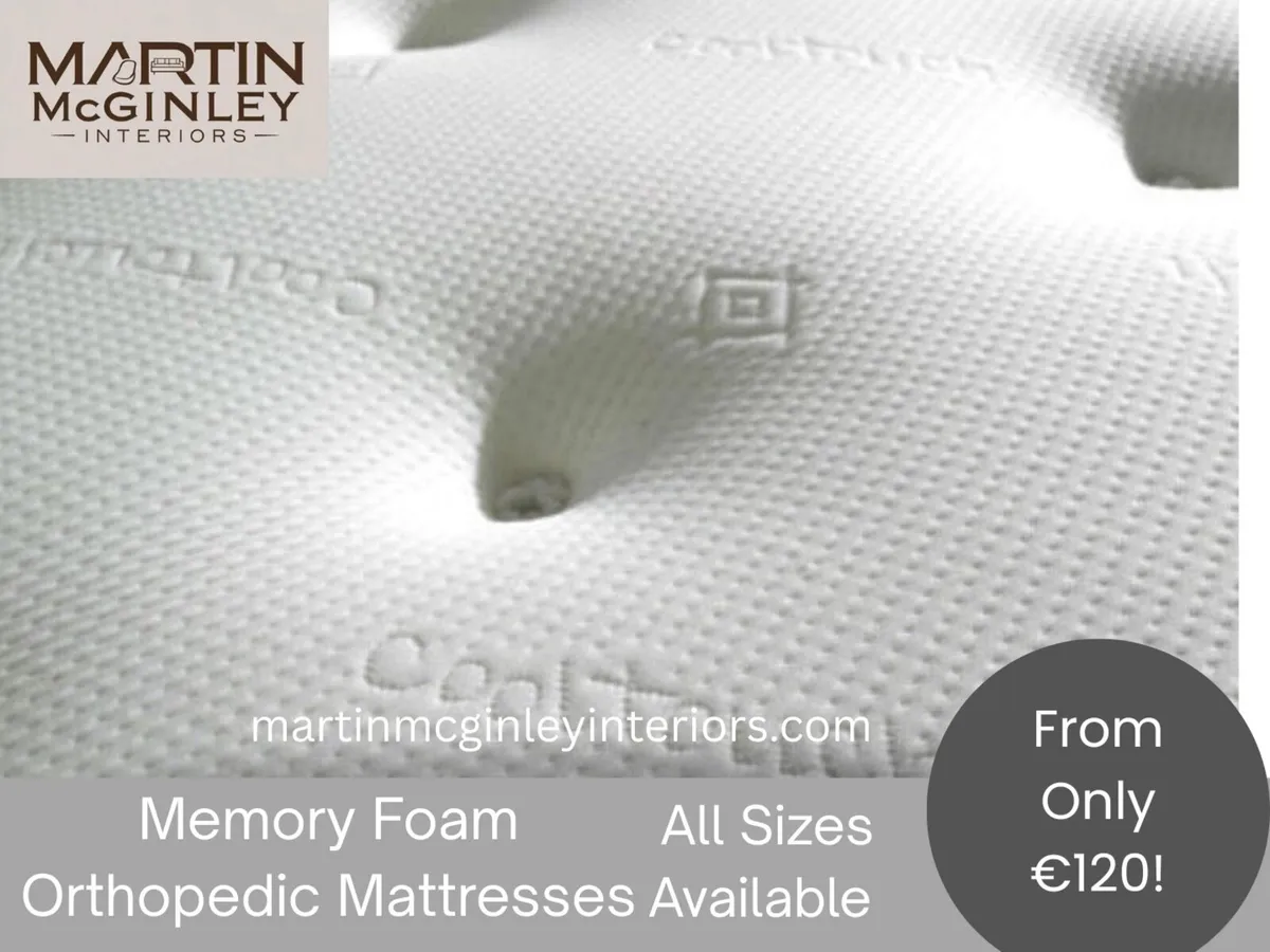 New Memory Foam 1500 Pocket Spring Mattresses - Image 1