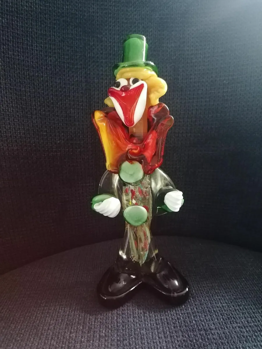 Vintage Murano Glass Clown - Image 2