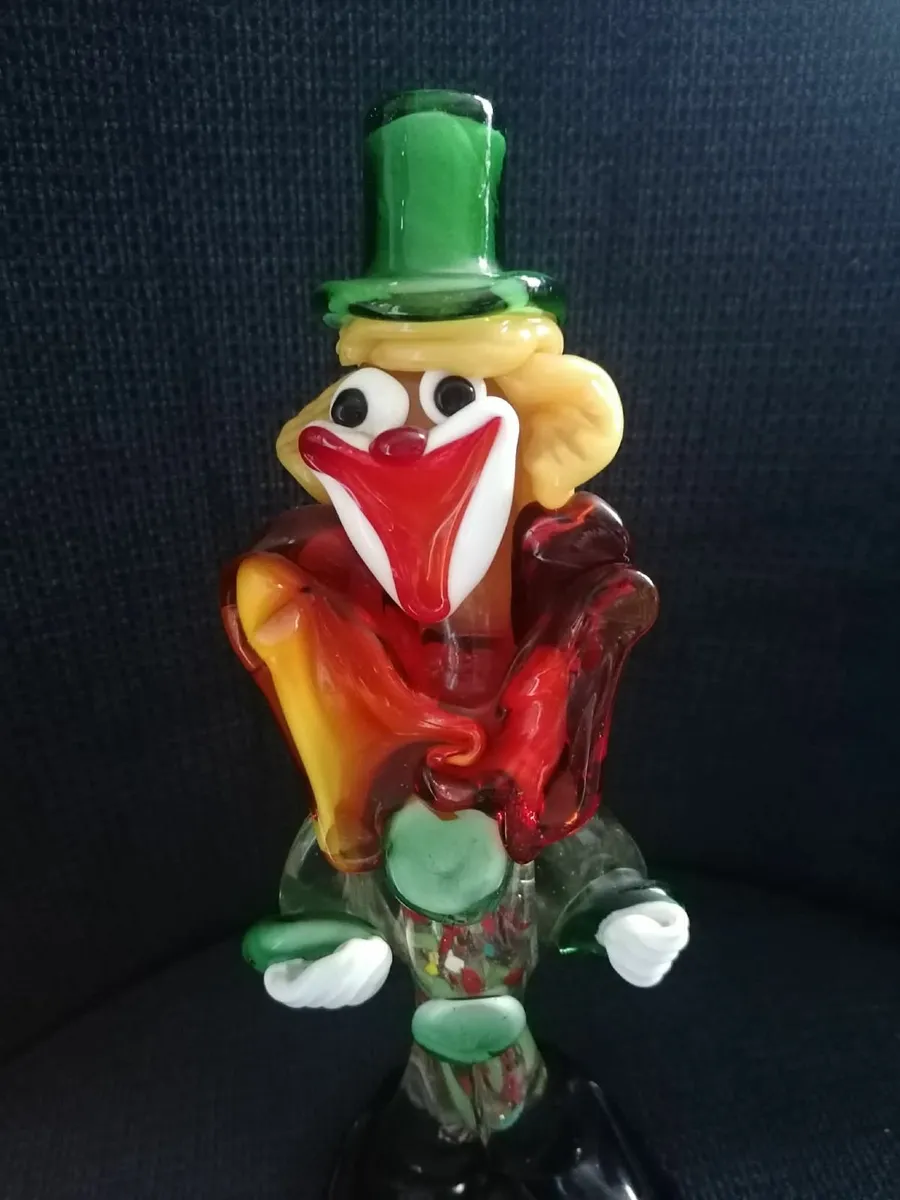 Vintage Murano Glass Clown - Image 3