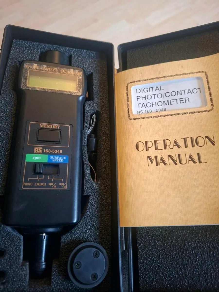 Digital photo Tachometer