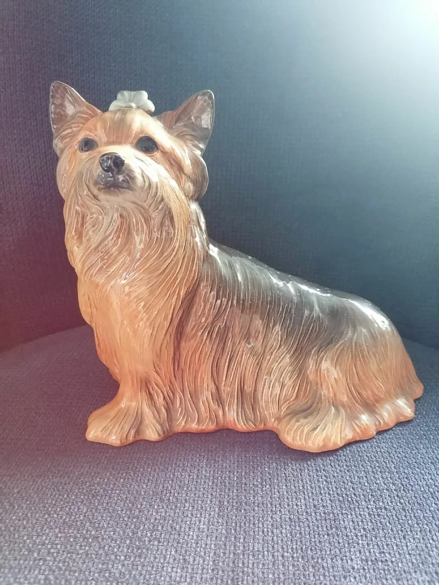 Vintage Kingston Pottery Large Yorkshire Terrier - Image 2