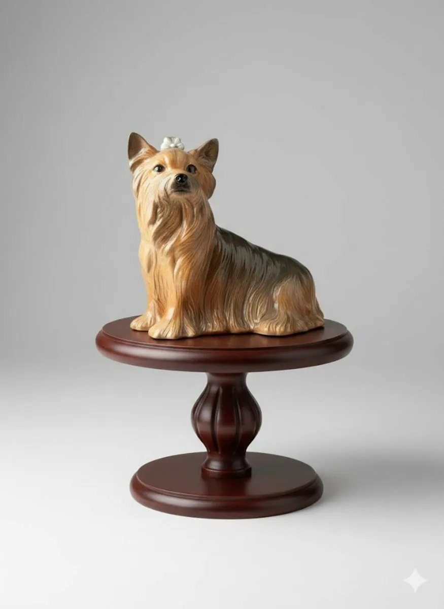 Vintage Kingston Pottery Large Yorkshire Terrier - Image 1
