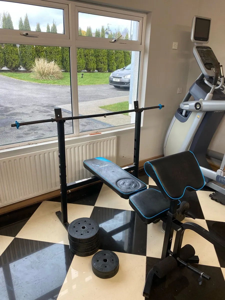 Bench press , dumbbells 35kg weights - Image 1