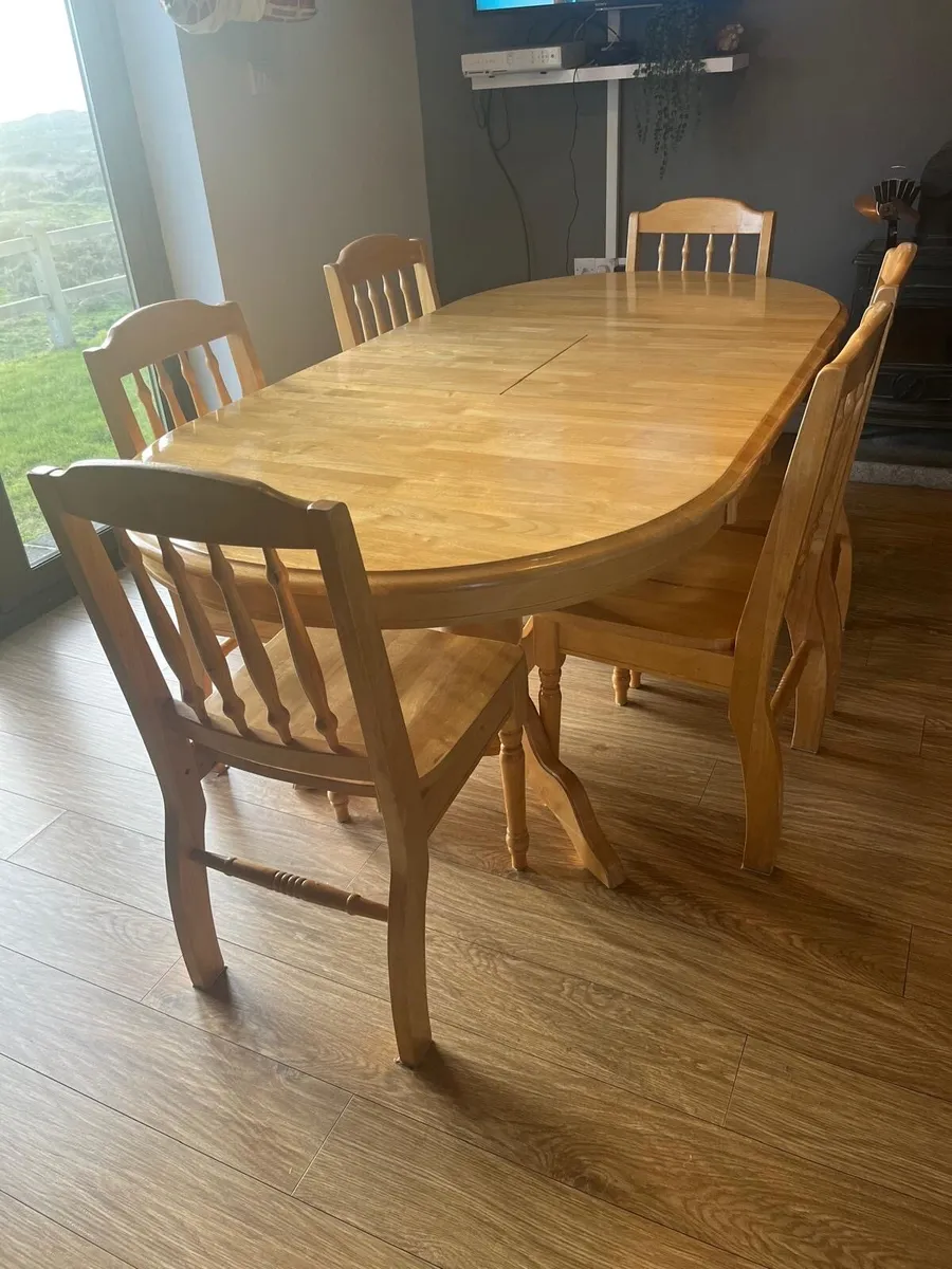 Dining Table and 6 Chairs - Image 2