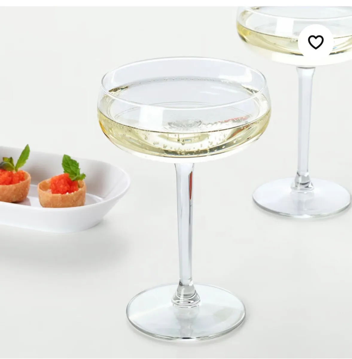 Champagne coupe Glasses - Image 1