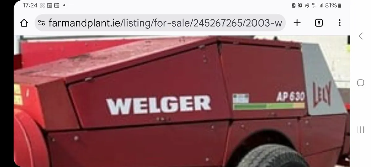 Welder square Baler 630