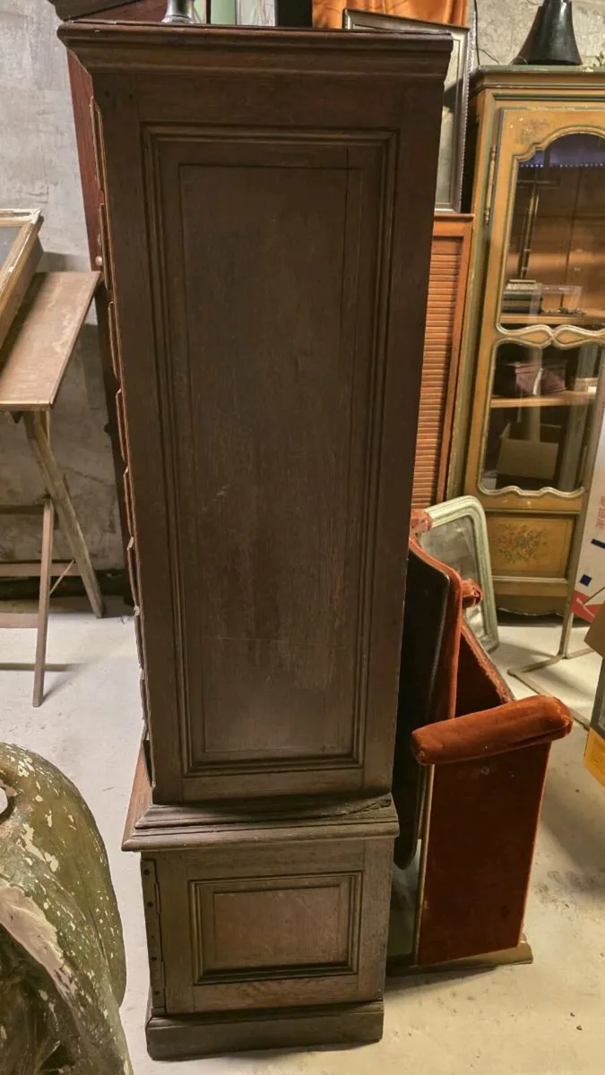 Antique French notary apothecary drawers cabinet - Image 4