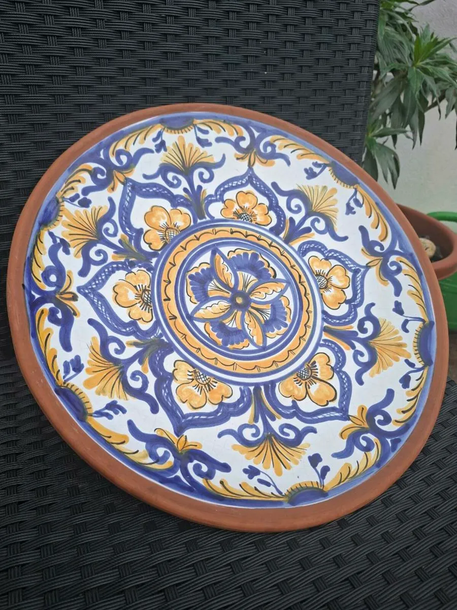 Hand-painted Italian Ceramic Plate - Image 2