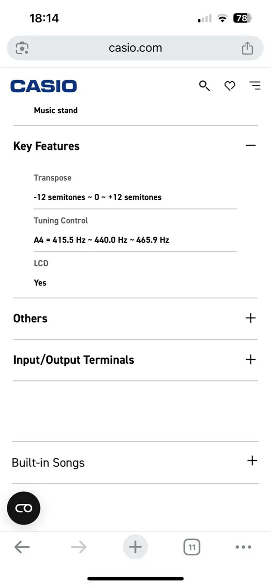 Casio CTK-1550 keyboard - Image 2
