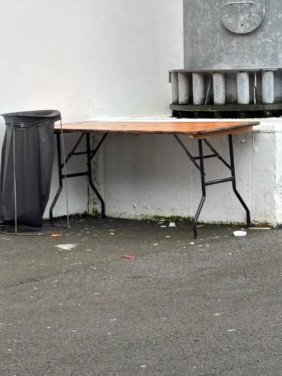 6ft pine Trestle Tables - Image 3